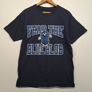 Xavier Musketeers Fear The Blue Blob Champion T-Shirt M Navy NCAA Basketball